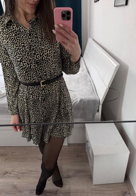 Leopardie šaty, s