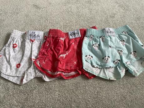 Destske pyžamo kr. nohavice elka, 98