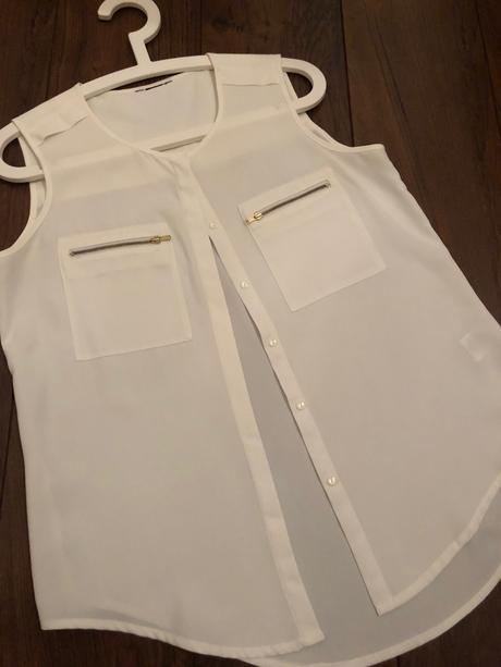 Blúzka biela s vačkami lindex, lindex,l