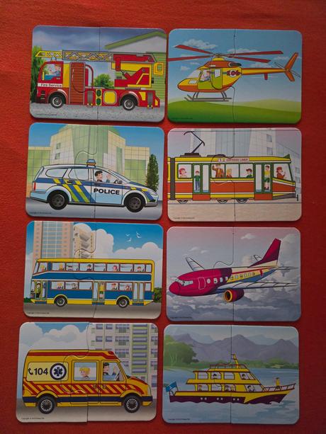 Puzzle autá, 