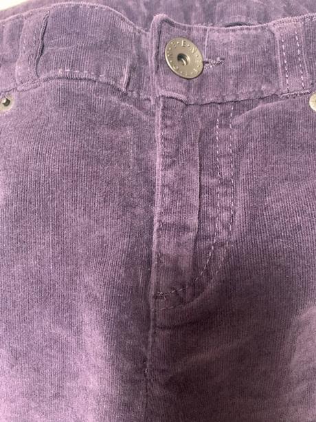 Tmavofialové menčestráky zn. benetton, benetton,38