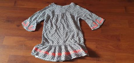 Krásne šaty s 3/4 rukávom, veľ. 94, vertbaudet,92