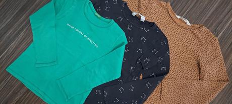 3x tričko, 122–134