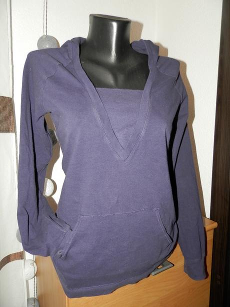 Domyos fialová mikina s kapucňou, domyos,m