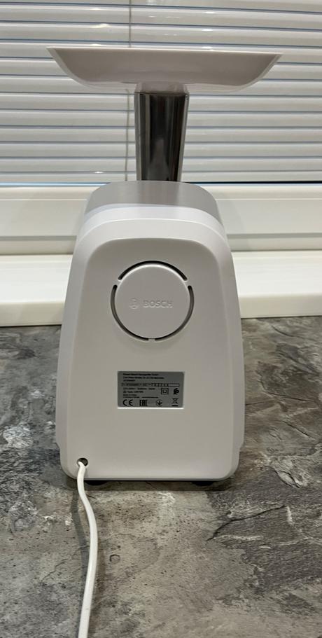 Mlynček na mäso bosch mfw2500w biely, bosch