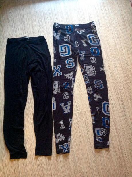 Leginy 1+1cierne zdarma, xs