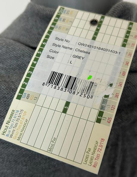 Nove golfove tricko, l