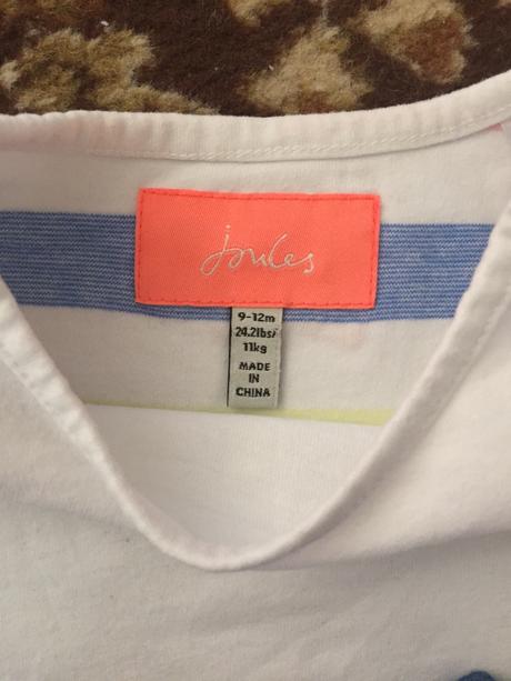 Joules tricko a kratke nohavice na traky set, next,74