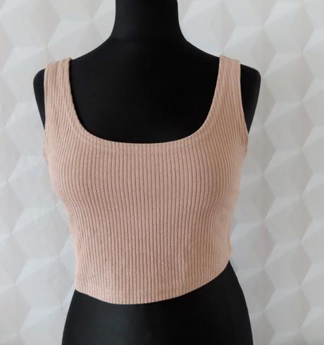 Terranova lurexový cropptop veľ.m + shein zadarmo, terranova,m