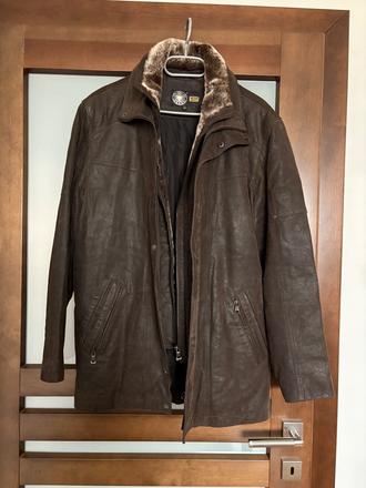 Pánska kožená bunda kara - 48, 48