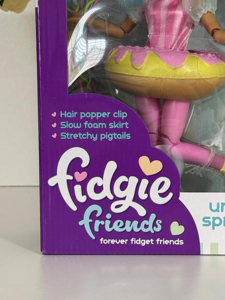 Fidgie friends unicorn sprinkles bábika s hračkou, 