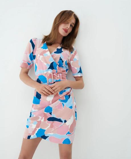 Šaty s opaskom, mohito,42 / xl