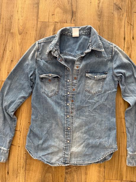 Riflova košeľa, h&m,s