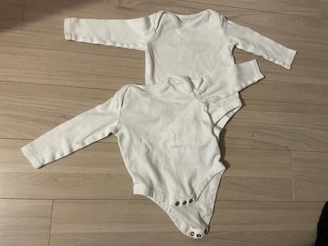 Biele body 2ks, f&f,68