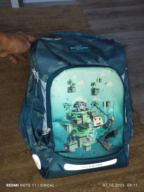 Školská taška minecraft pre prváka beckman,