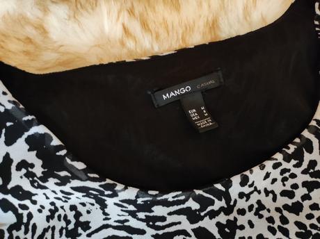 Tunika s volánom, mango,m