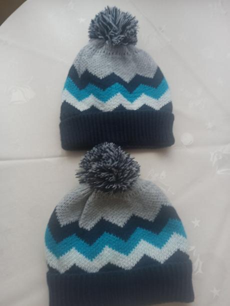 Zimné čiapky pre dvojičky, 98