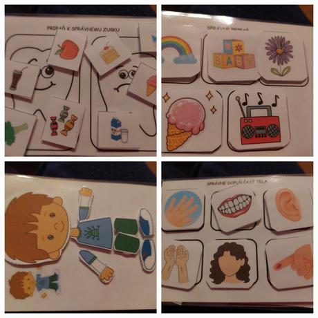 Mini acitivty book moje telo, 