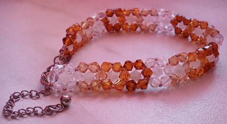 Ligotavé náramky zo sklenených korálok, 