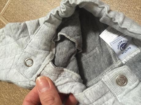 Bunda obojstranná a tepláky hrubé, 68