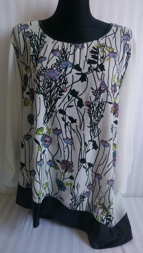 Dámsky top s farebným vzorom, elisa landri, xxl