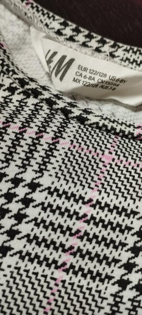 Šaty kárované h&m, 122