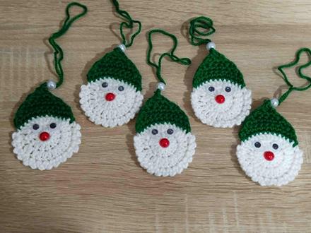 Vianočné ozdoby - mikuláš 4,