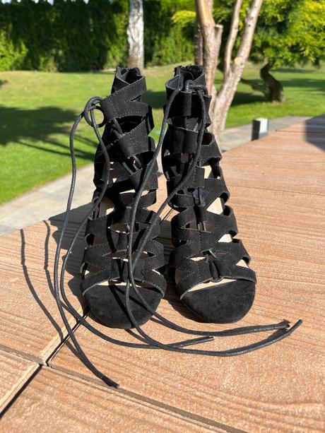 Sandále na opätku - 36, 36