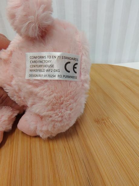 Plyšové ružové prasiatko so srdiečkom, 21 cm, 