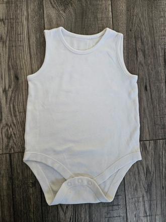 Biele hrubšie tielko 74 zadarmo k nákupu, 74