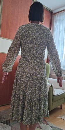 Zelene kvetinove saty m, m