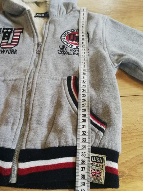 Zateplená mikina, lusa,110