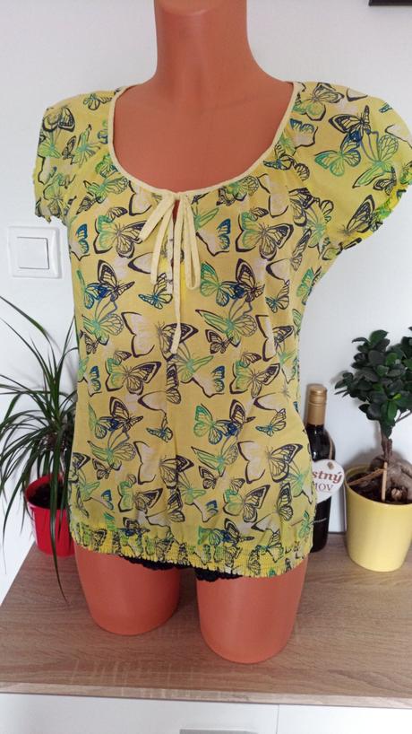 Ležérna voľná blúzka v.34-36-38,xs-s-m, tom tailor,36