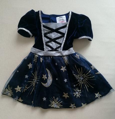 Tma /noc karnevalové šaty veľ.98,