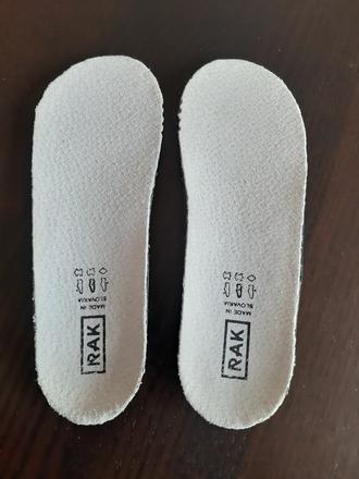 Rak vložky do topánok vel. 25/27, rak,27