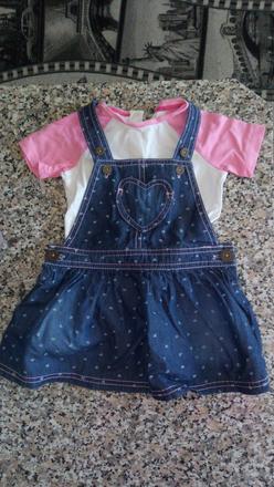 Šatočky s tričkom, f&f,80