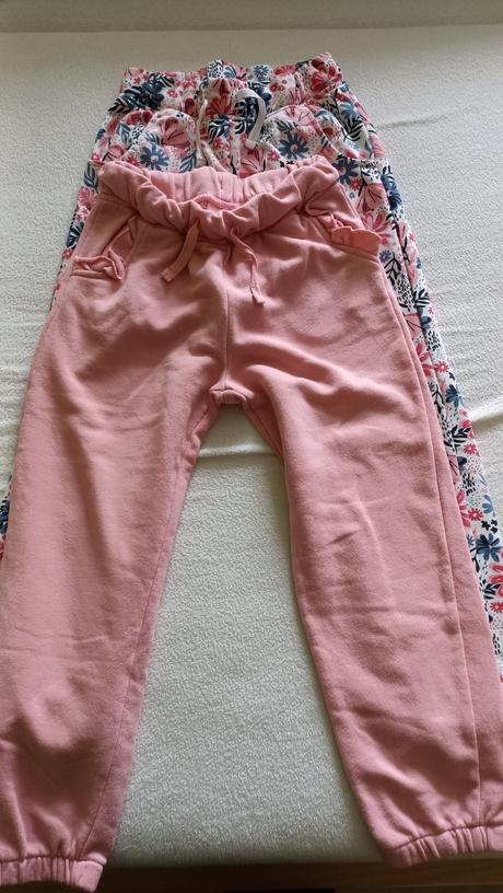 2x tenšie tepláky lupilu 122/128, lupilu,128