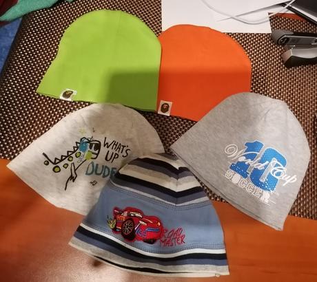 Dvojvrstvové čiapky - 98/104, 98