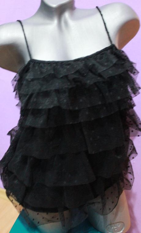 Bodkovany top zara, zara,m