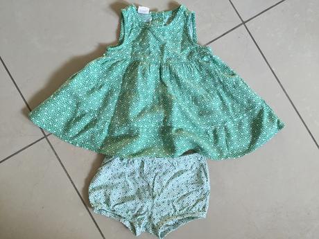 Zelene letne saty zn.h&m c.68, h&m,68