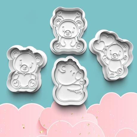 Vykrajovačky medvedíky,