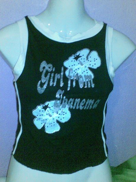 Tričko bez rukávov, s