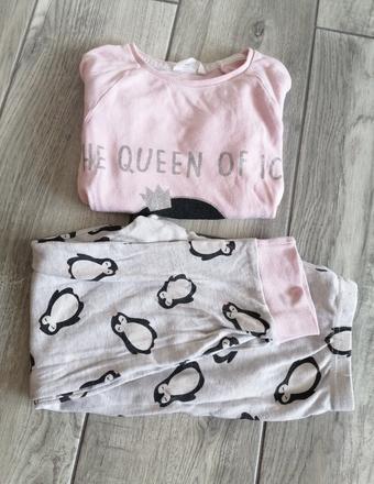 Pyžamko s tučniakmi - 110/116, 116