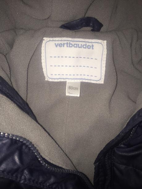 Overal vertbaudet 60cm, vertbaudet,62