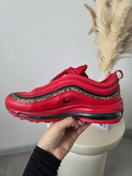 Nike airmax 97 leopard pack university red 39,5-40, nike,40
