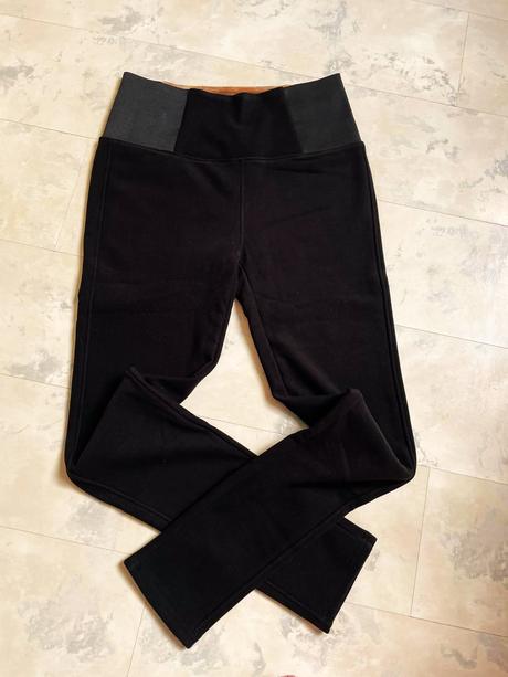 Hrubé teplé nohavice s vys.pásom, l