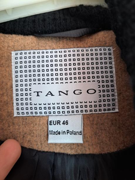 Zimny dlhy kabat, ad style,xxl