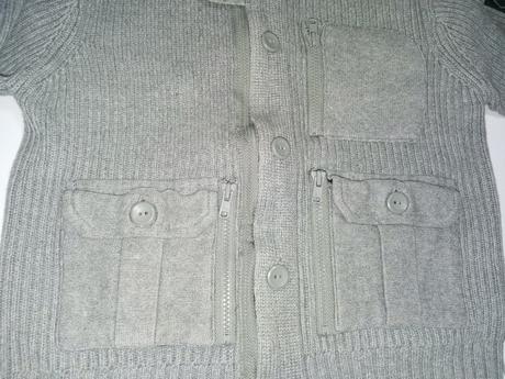 Šedý pletený sveter značky next veľ. 98, next,98