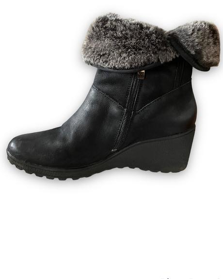 Caprice klinové členkové čižmy/snehule, 36