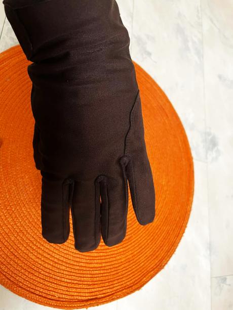 Kožené semišové rukavice, l